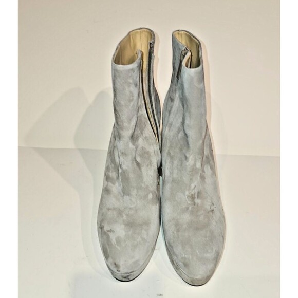 Veronica Beard Dali Women Platform Bootie Gray Suede Stiletto Heel Boots SZ 11 - Picture 3 of 14